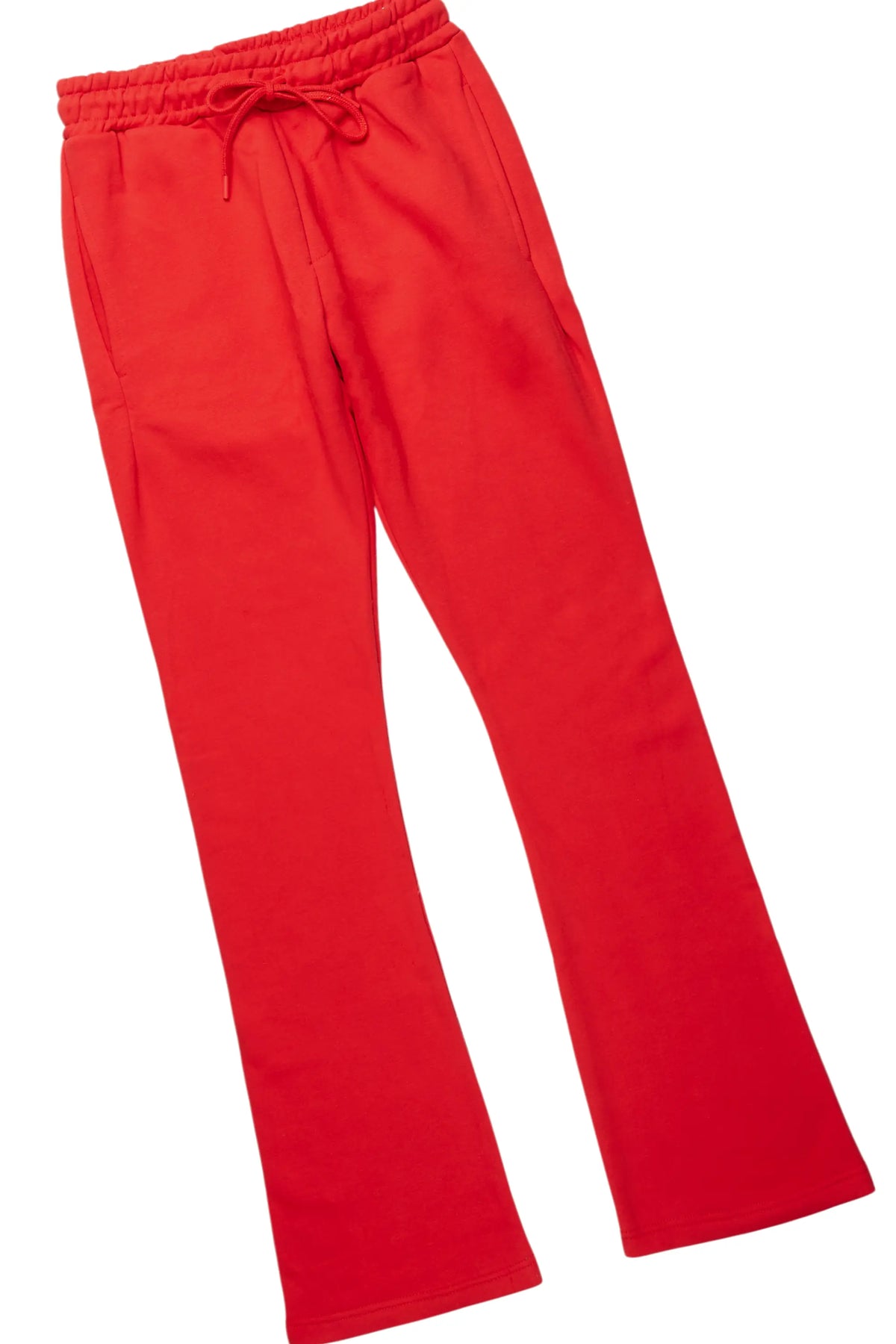 Basic White/Red T-Shirt/Stacked Track Pant Set