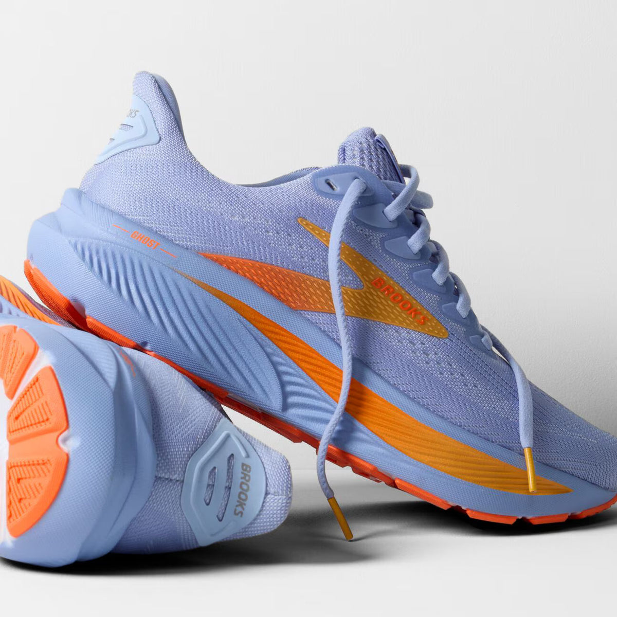 Brooks Women's Ghost 17 - Blue Heron/White/Orange