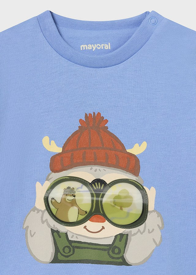 Binocular Interactive Bear LS Shirt - Select Size
