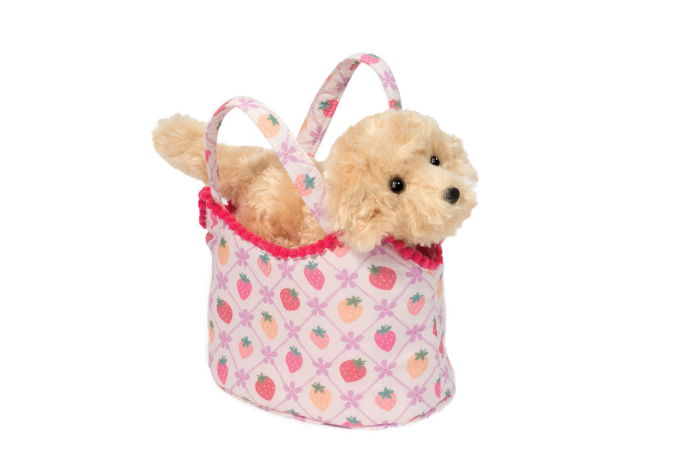 Berry Sweet Sassy Pet Sak w/Golden Retriever