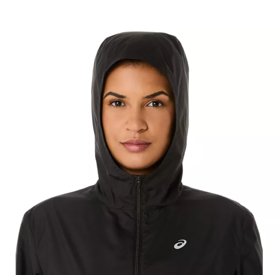 2027 ASICS Los Angeles Marathon-ASICS Women's Silver Jacket Black (2012D148) (LA27-08)