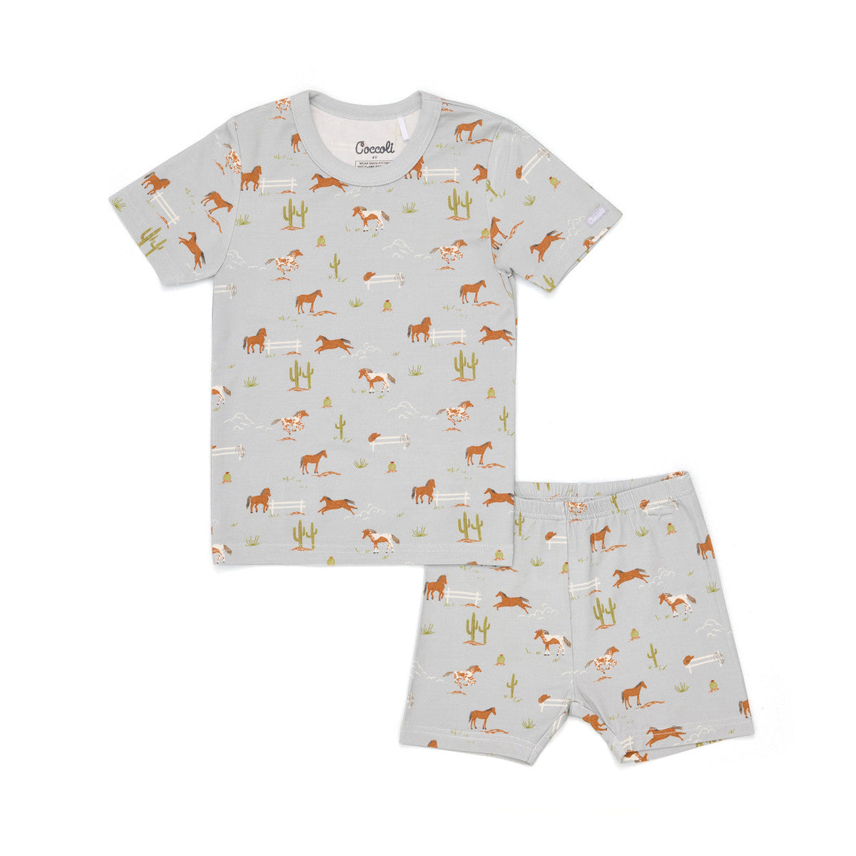 Horses Modal Boy 2-Pc Pajama