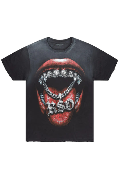 Alirah Black T-Shirt