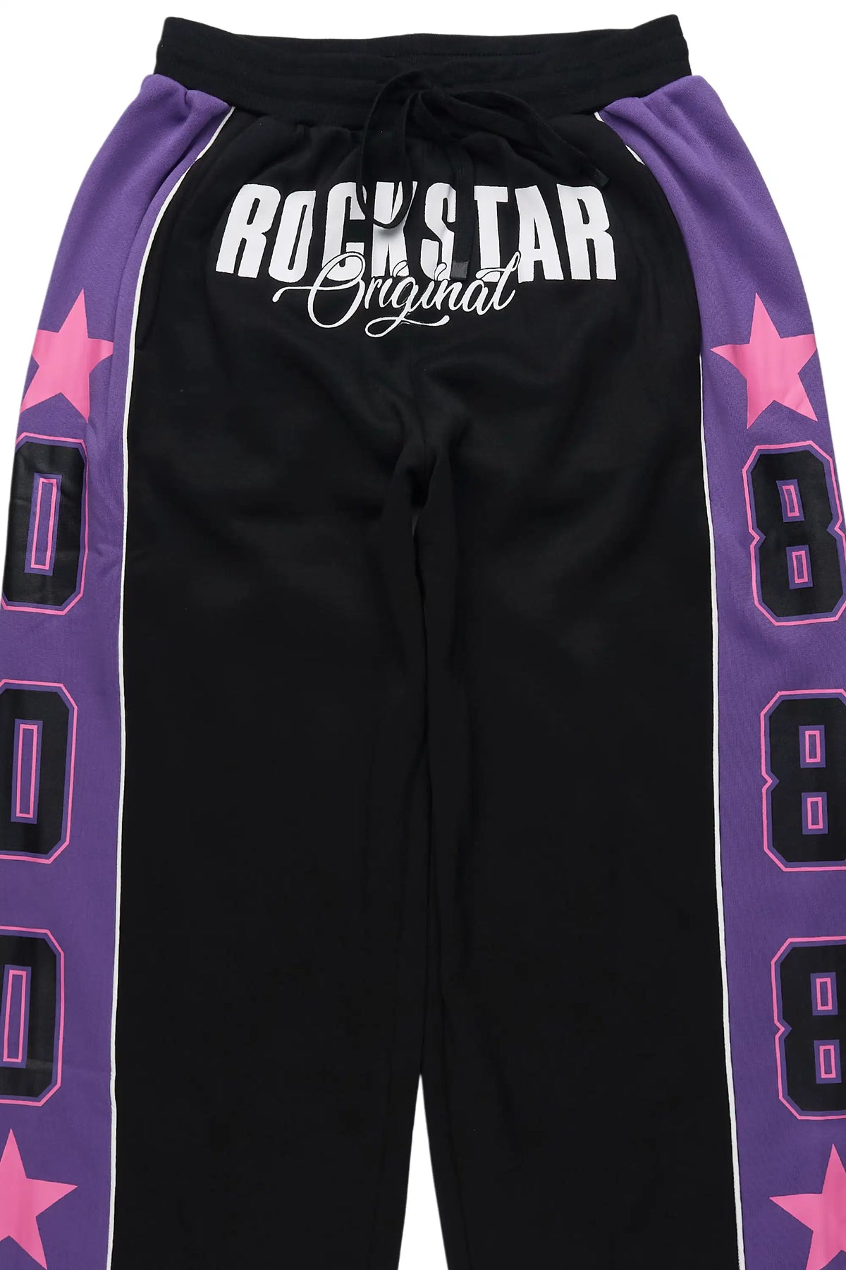 Airelle Black/Purple Baggy Track Pant