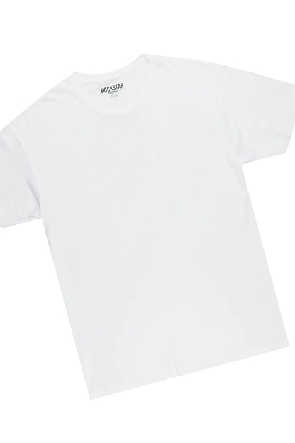 Basic White/Red T-Shirt/Stacked Track Pant Set