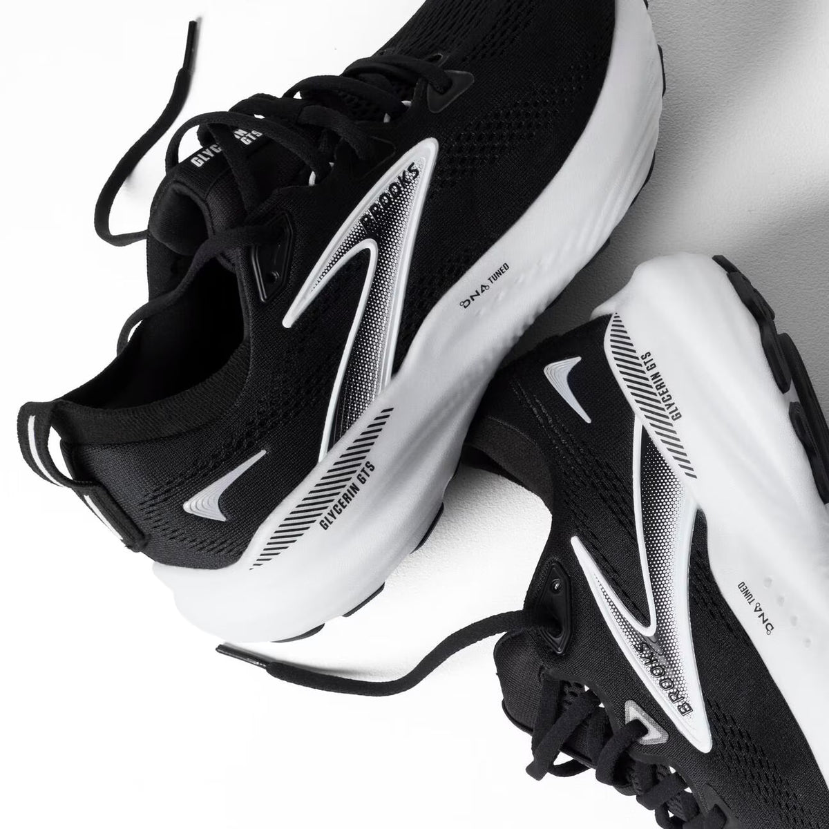 Brooks Men's Glycerin GTS 22 (Wide) - Black/Grey/White