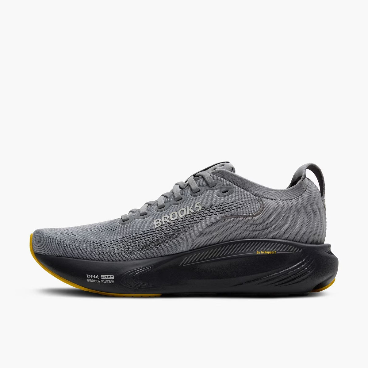 Brooks Men's Adrenaline GTS 25 - Primer Grey/Ebony/Jasmin - Extra Wide (4E)