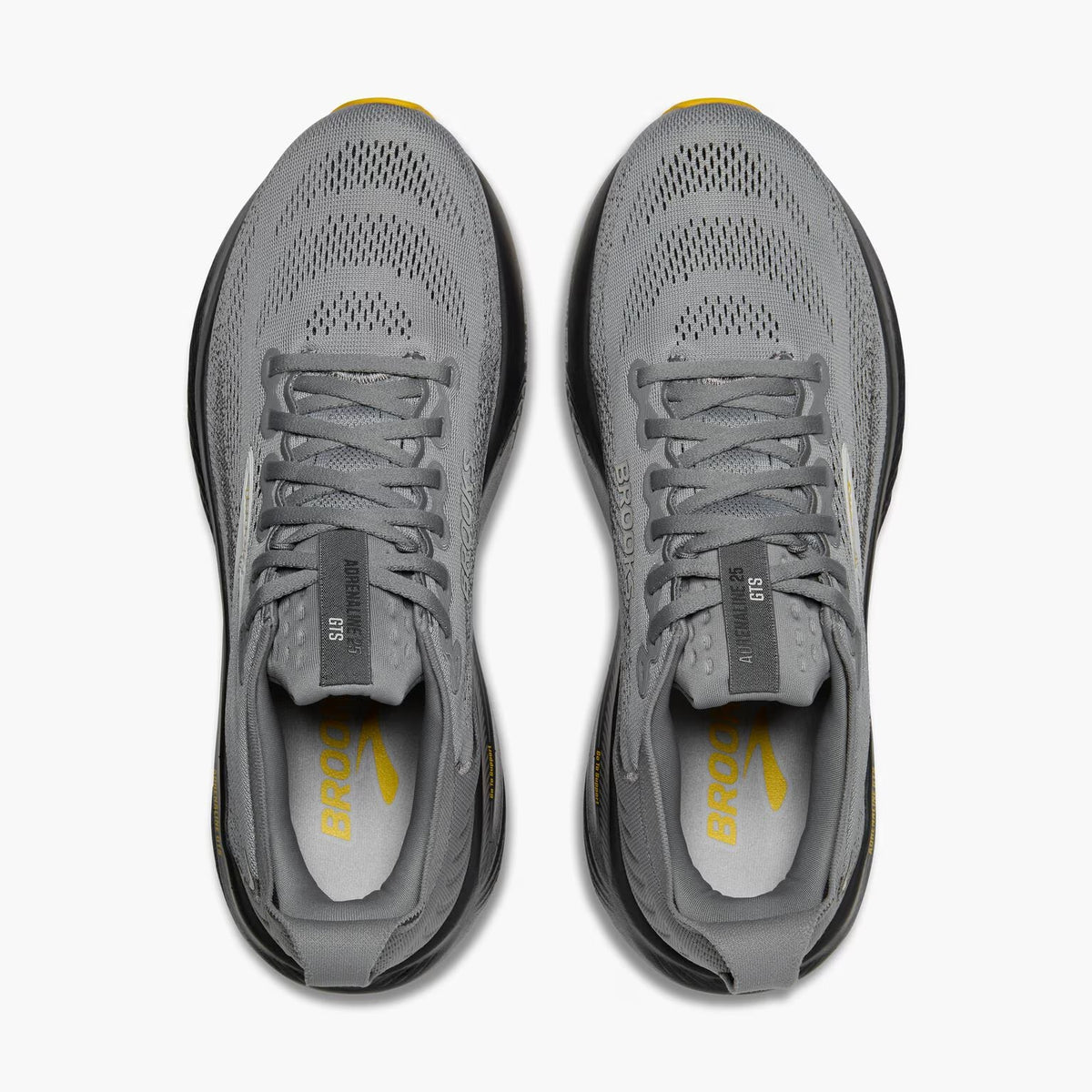 Brooks Men's Adrenaline GTS 25 - Primer Grey/Ebony/Jasmin - Extra Wide (4E)