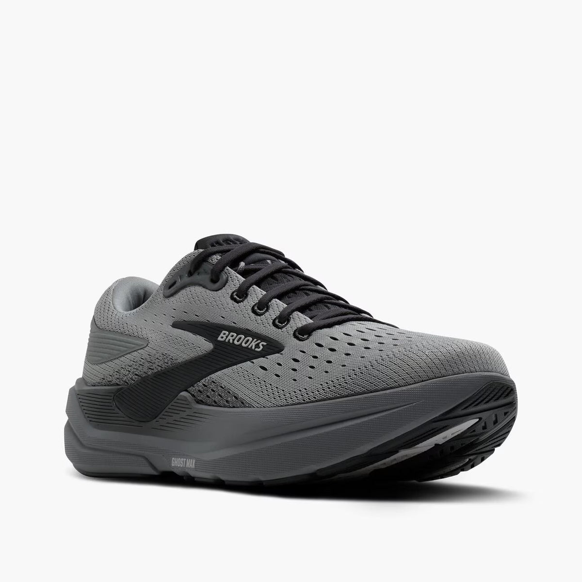 Brooks Men's Ghost Max 3 (Extra Wide) - Primer Grey/Ebony