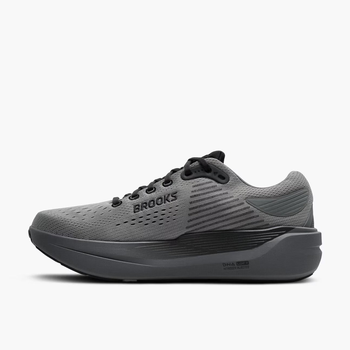 Brooks Men's Ghost Max 3 (Extra Wide) - Primer Grey/Ebony