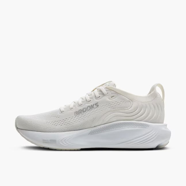 Brooks Women's Adrenaline GTS 25 - White/White/Silver - Wide (D)