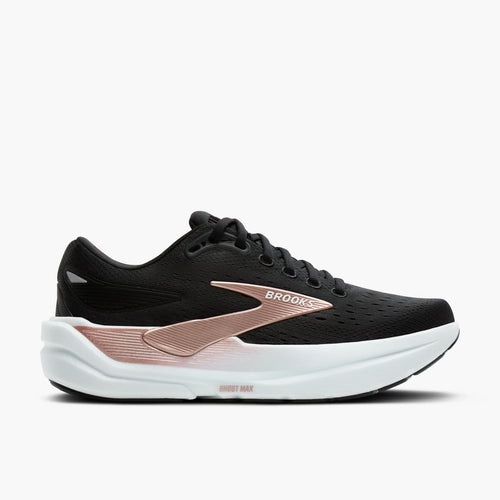 Brooks Womens Ghost Max 3 Wide - (Black/Black/Rose Gold(1204571D043)