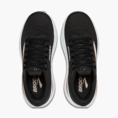 Brooks Womens Ghost Max 3 Wide - (Black/Black/Rose Gold(1204571D043)