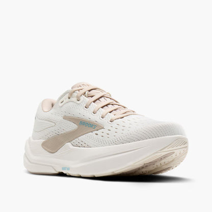 Brooks Women's Ghost Max 3 (Wide) - Coconut/Chateau Grey/Blue