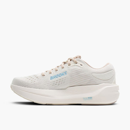 Brooks Women's Ghost Max 3 (Extra Wide) - Coconut/Chateau Grey/Blue