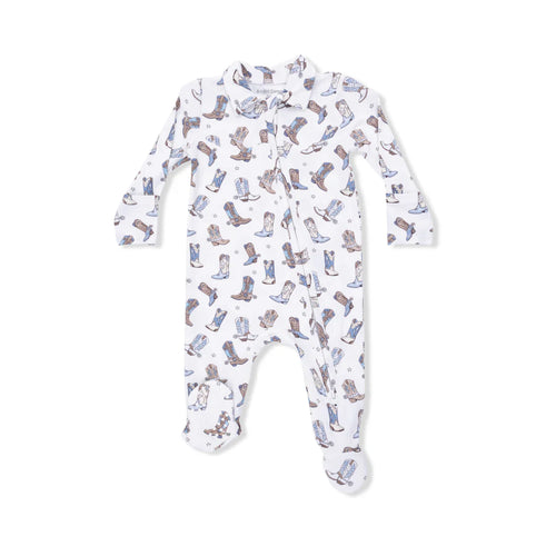 Cowboy Boots Cowboy 2 Way Zipper Footie
