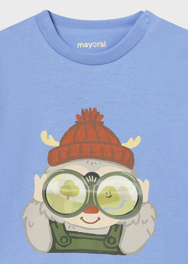 Binocular Interactive Bear LS Shirt - Select Size