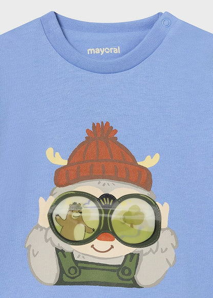 Binocular Interactive Bear LS Shirt - Select Size