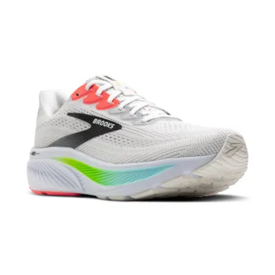 Brooks Mens Ghost 17 - White/Pink Clay/Gecko (1104421D112)