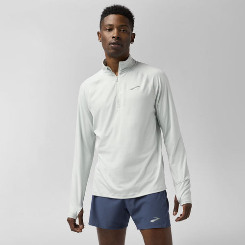 Brooks Dash 1/4 Zip 3.0 - Smoke - MEN (211565)