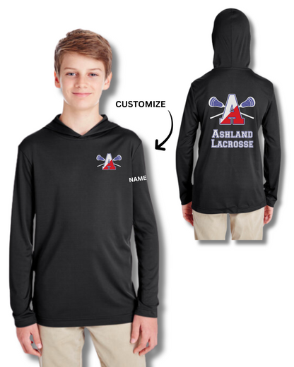 Ashland Youth Lacrosse Team 365 Youth Zone Performance Hooded T-Shirt (TT41Y)