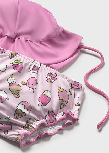 Bubblegum Pink 3-Piece Swim Set - Select Size
