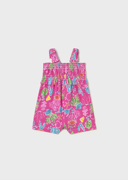 Fuchsia Sea Life Romper - Select Size