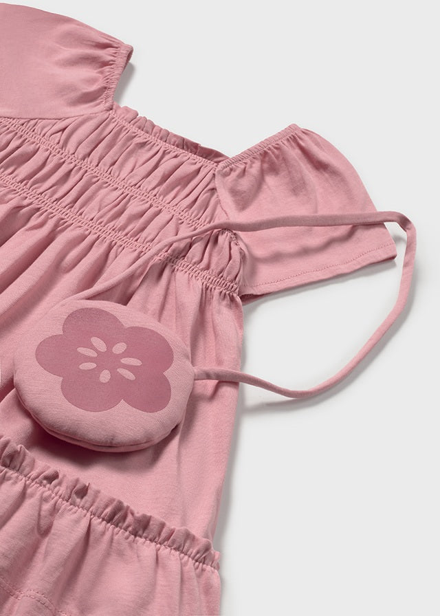 Blush Dress w/Handbag - Select Size