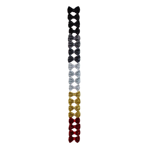 Diamond Dust 5" Velvet Bows - Select Color