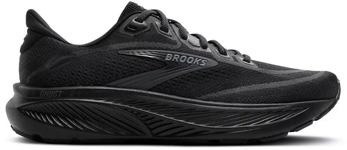 Brooks Men's Ghost 18 (Wide) - Black/Black/Ebony