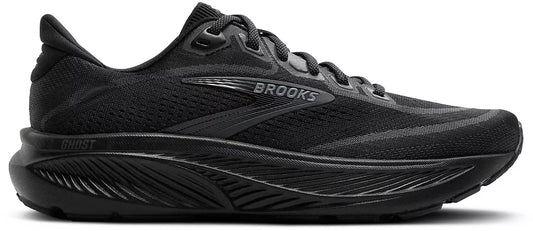 Brooks Men's Ghost 18 (Wide) - Black/Black/Ebony
