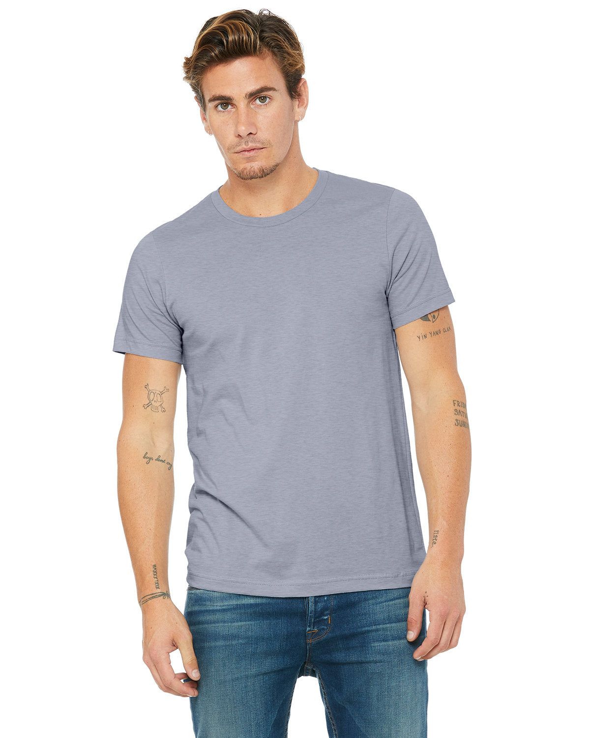 Bella + Canvas Unisex Heather CVC T-Shirt (BC3001CVC)