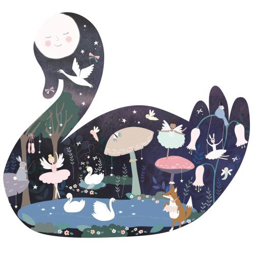 Enchanted 40pc "Swan" Jigsaw Puzzle