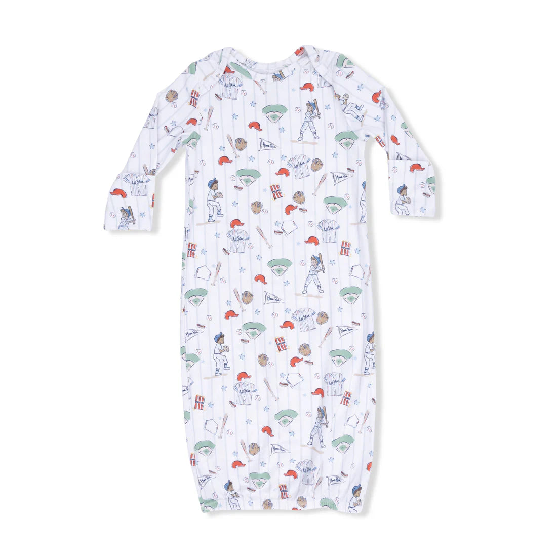 Home Run Baseball Lap Shoulder Gown 0-3M