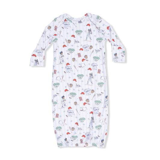 Home Run Baseball Lap Shoulder Gown 0-3M