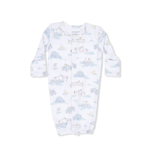 Farm Animal Party Convertible Gown 0-3M