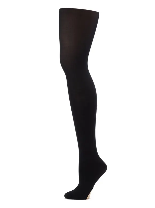 1916 Black Ultra Soft Self Knit Waistband Transition Tight - Select Size