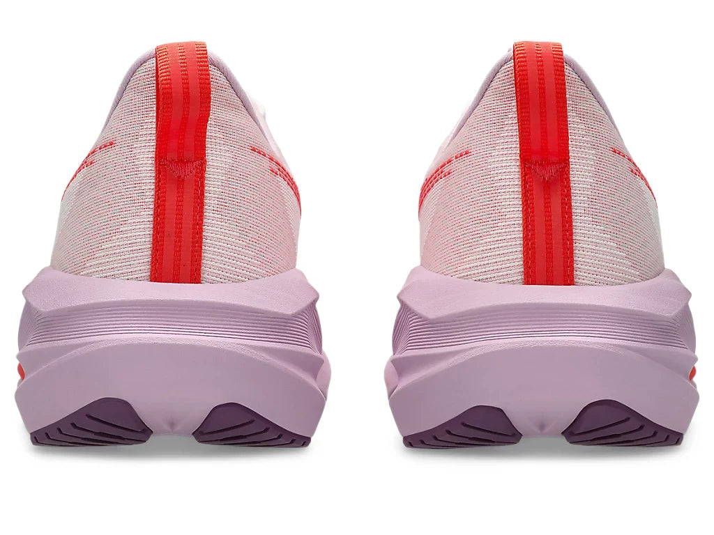 Asics Womens Novablast 5- White/Coral Reef (1012B765-101)