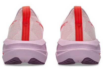 Asics Womens Novablast 5- White/Coral Reef (1012B765-101)