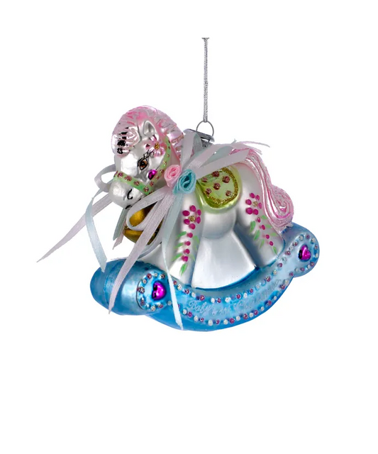 Baby's 1st Christmas Rocking Horse Ornament