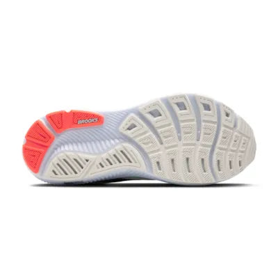 Brooks Mens Ghost 17 - White/Pink Clay/Gecko (1104421D112)