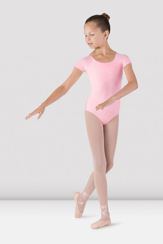CL5602 - Girls Candy Pink Dujour Cap Sleeve Leotard - Select Size