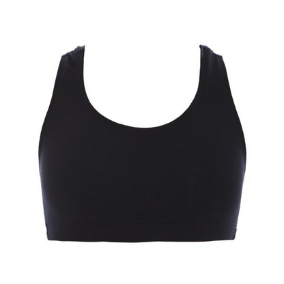 Addison Ladies Black Crop Top - Select Size