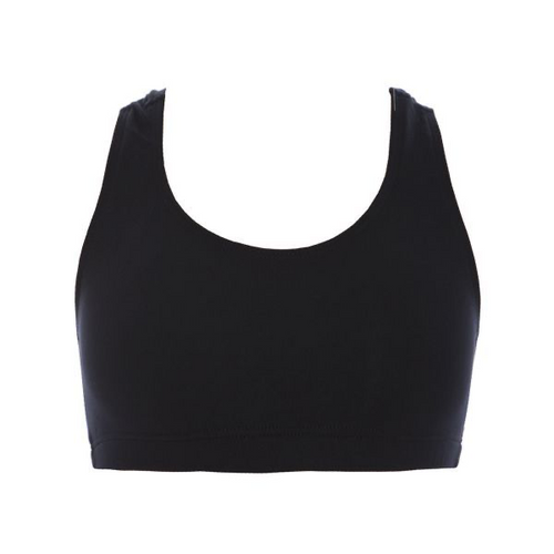 Addison Ladies Black Crop Top - Select Size