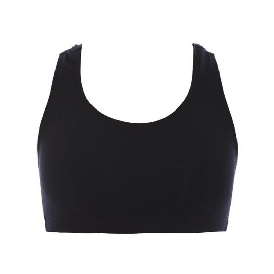 Addison Ladies Black Crop Top - Select Size