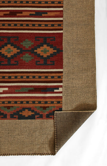 Alba Motif Hand Woven Rug