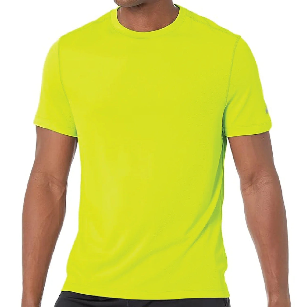 ASICS Men's Ready Set Short Sleeve Tee Safety Yellow (2011b458)