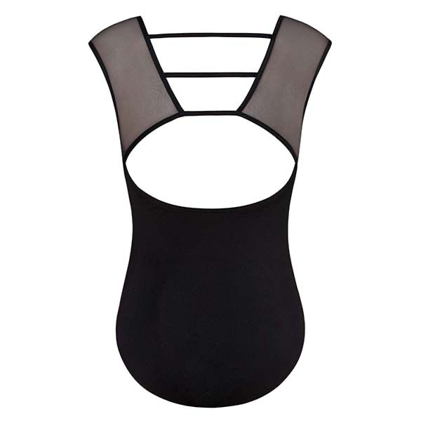 Estella Girls Black Mesh Leotard - Select Size