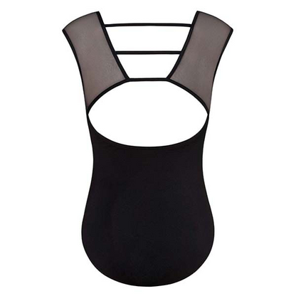 Estella Girls Black Mesh Leotard - Select Size