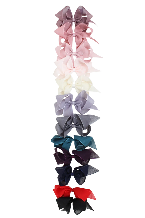 Empress Giant 7" Silk Bows - Select Color